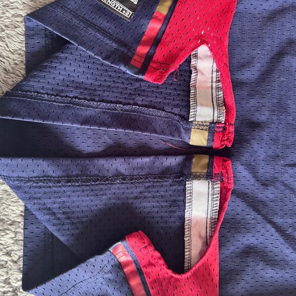 2009 Adidas LeBron James NBA Cleveland Cavaliers Blue Swingman Youth XL Adult M - Picture 8 of 9